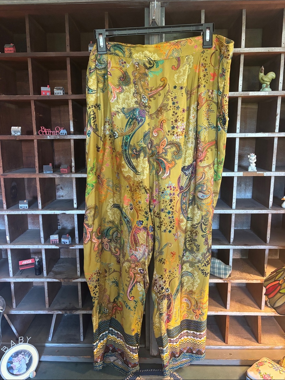 Johnny Was Boho Paisley pant